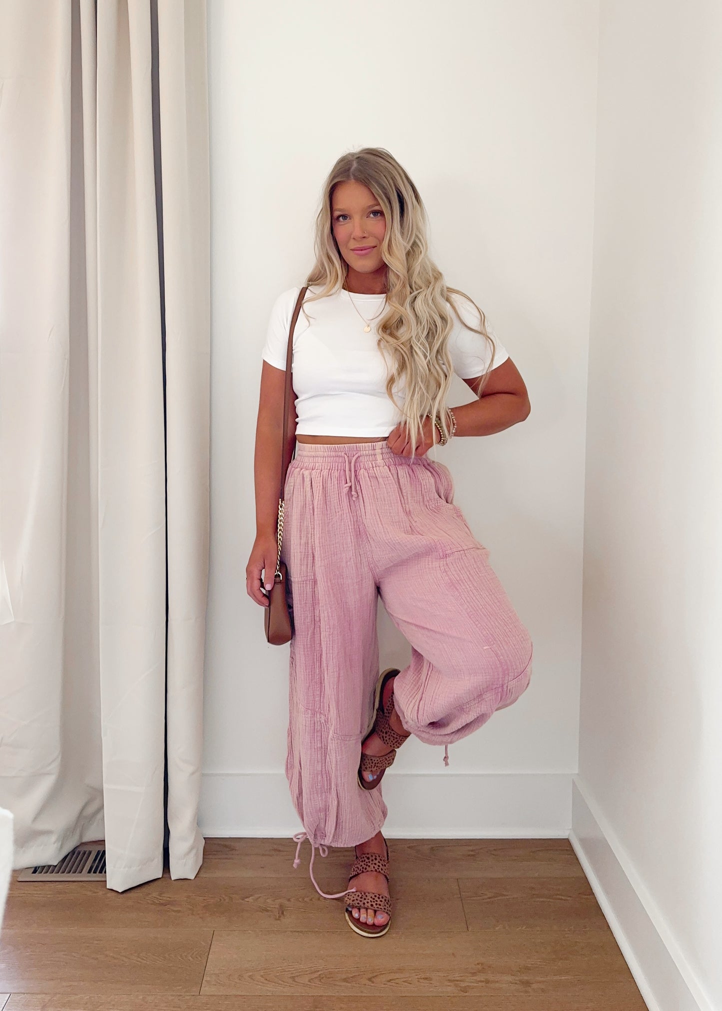 Boho Pants - Vintage Mauve