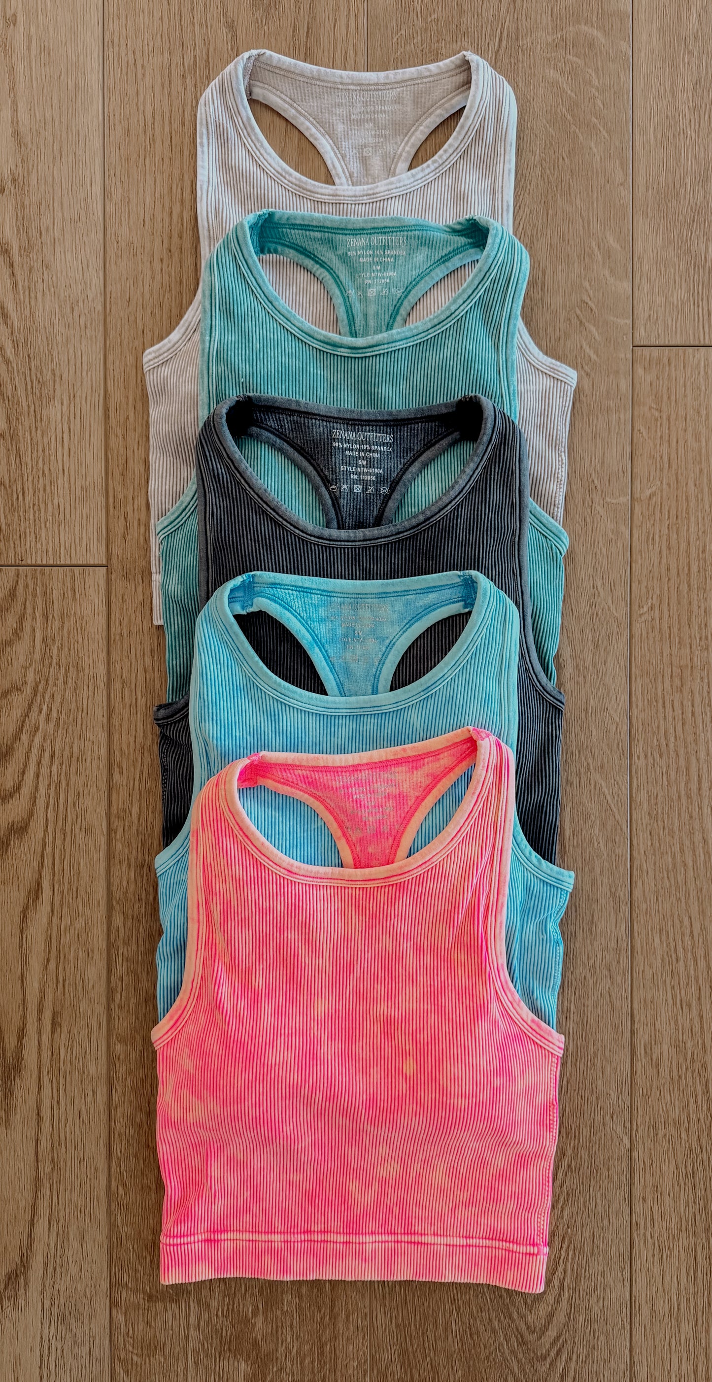 Ribbed Bralette Tanks
