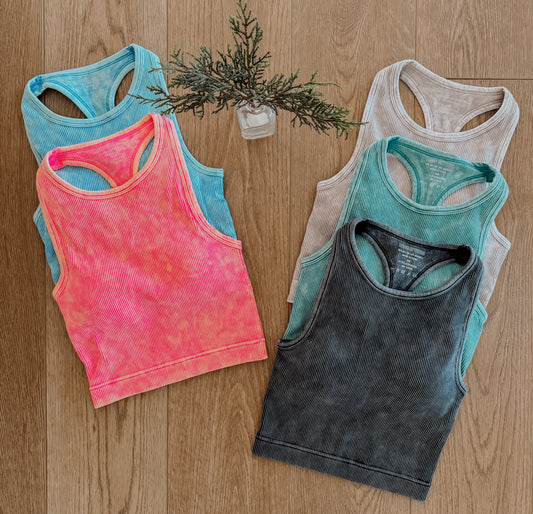 Ribbed Bralette Tanks