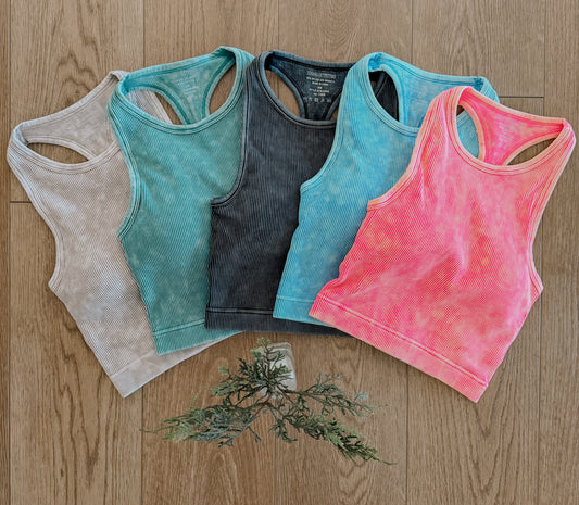 Ribbed Bralette Tanks