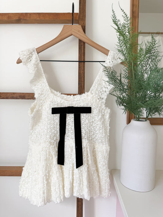 Annie Ribbon Tie Tank