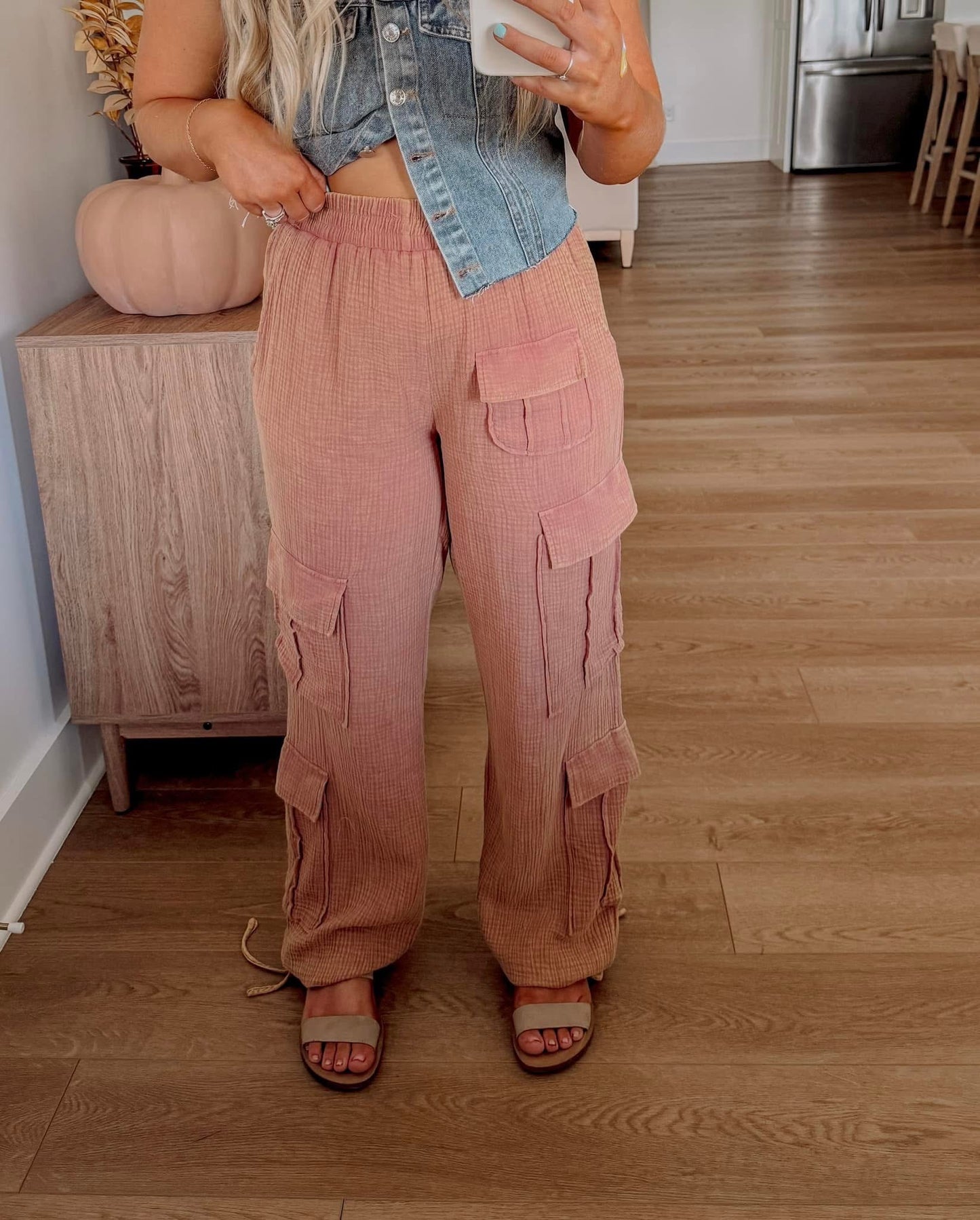 Cargo Pants - Terracotta