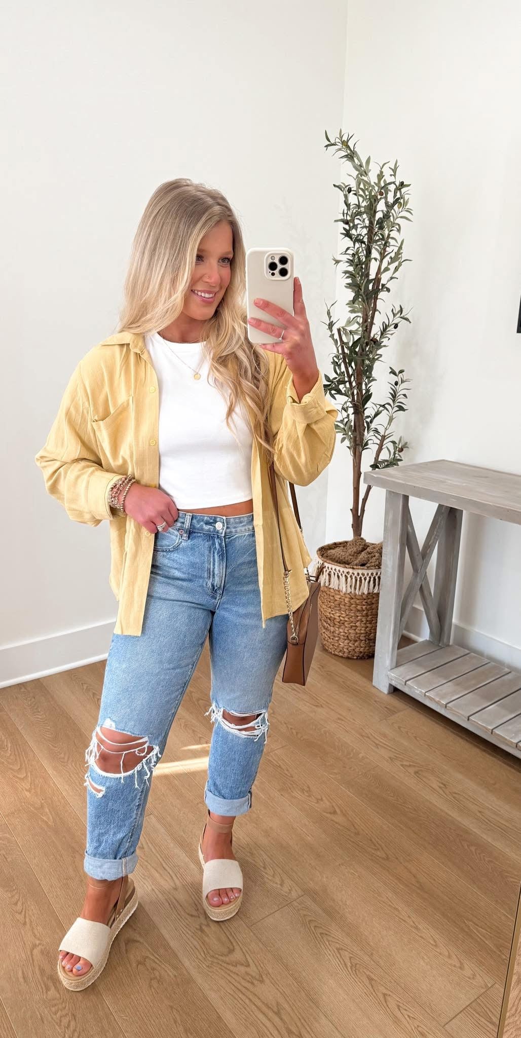 Walking On Sunshine Button Down