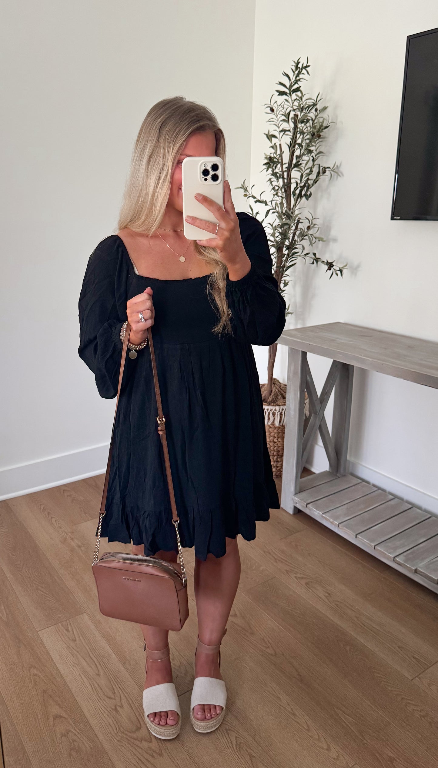 Taya Twirl Dress - Black