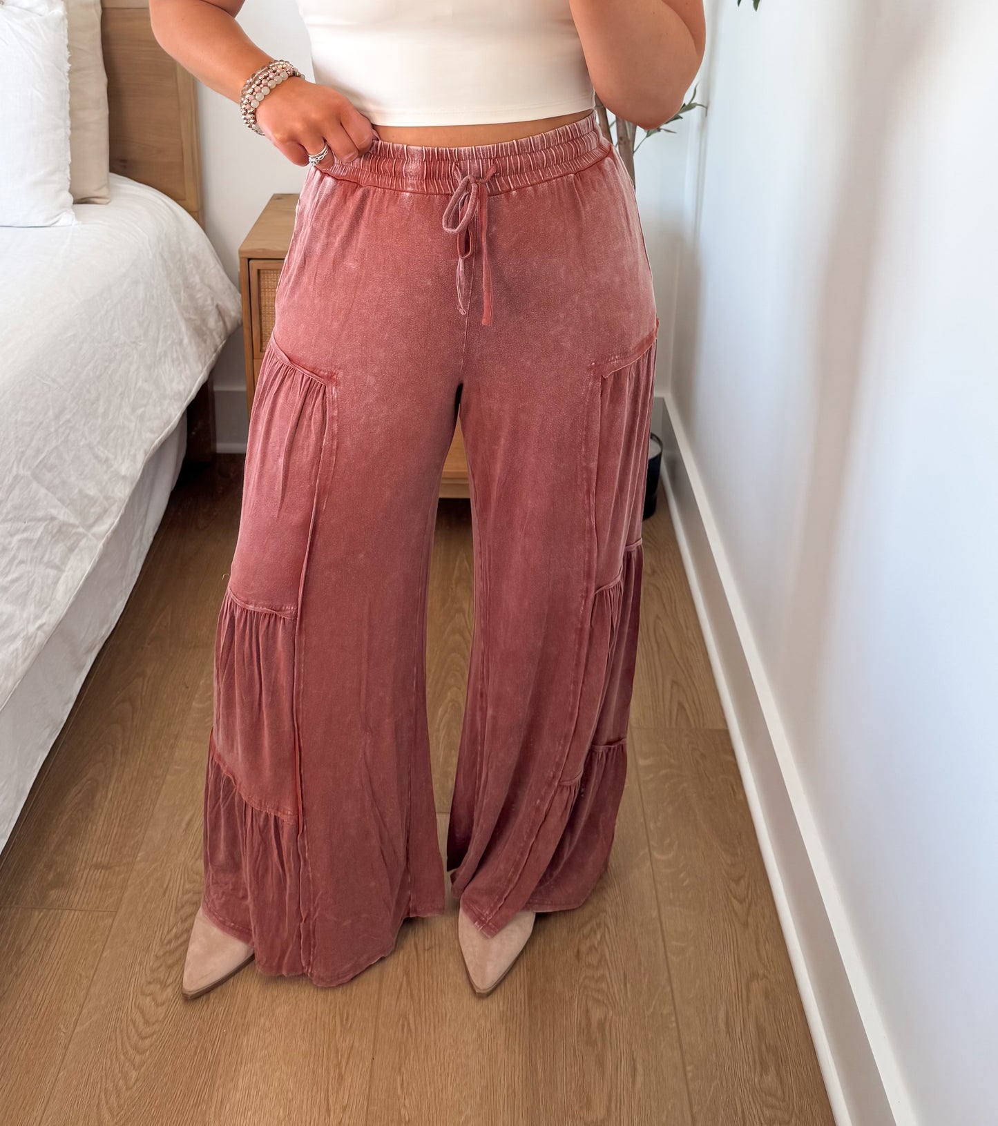 Freestyle Tiered Pants - Sienna