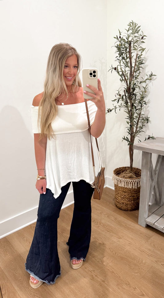Happy Hour Off Shoulder Top