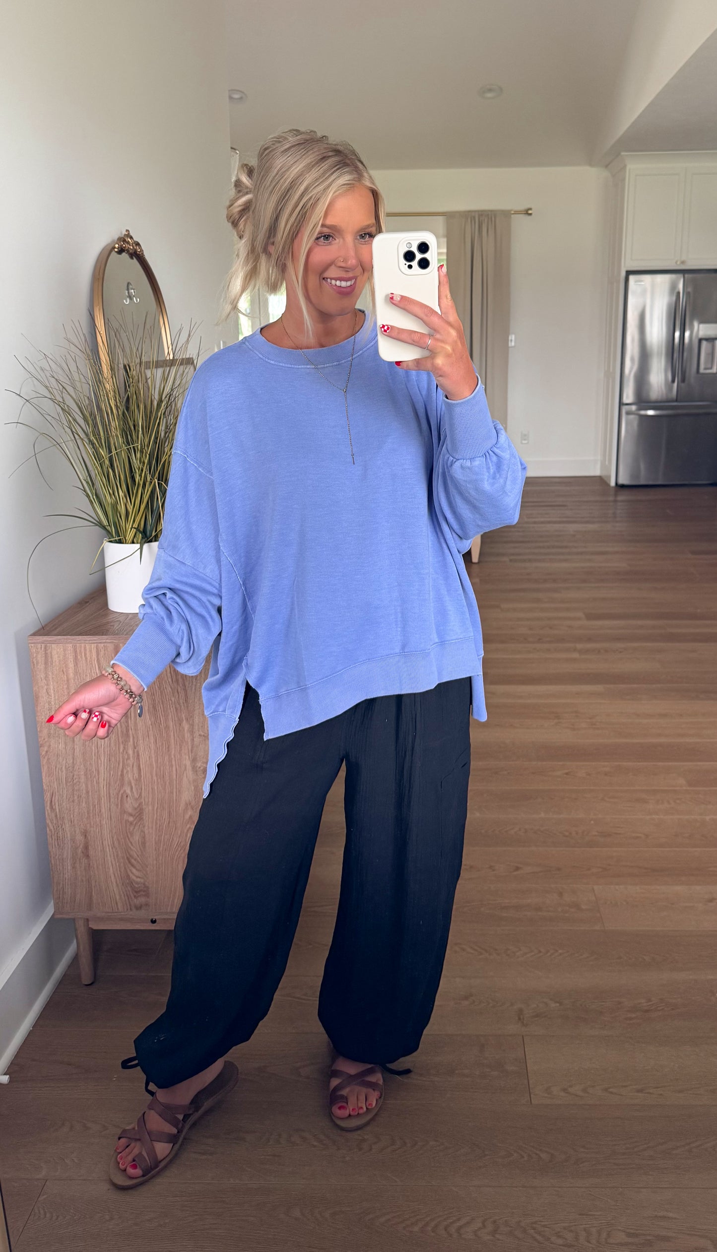 Oversized Pullover - Periwinkle