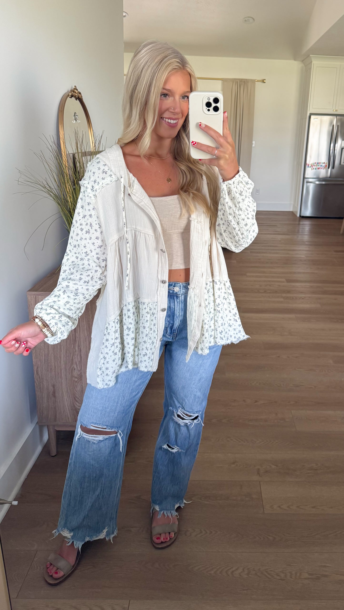 Meadow-light Peplum Jacket