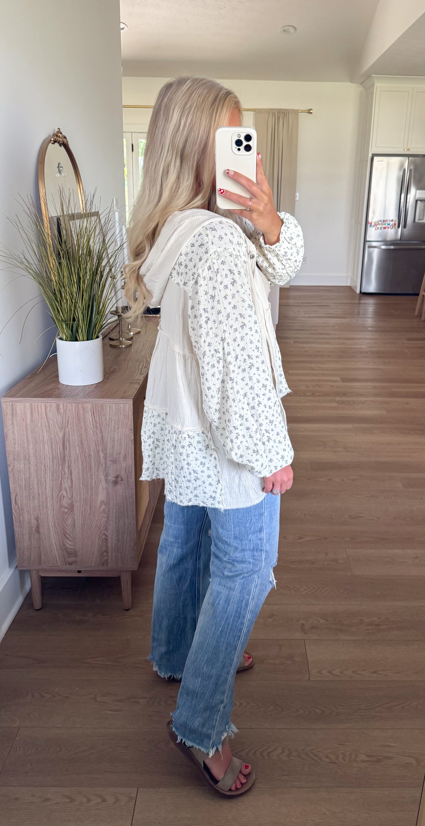 Meadow-light Peplum Jacket