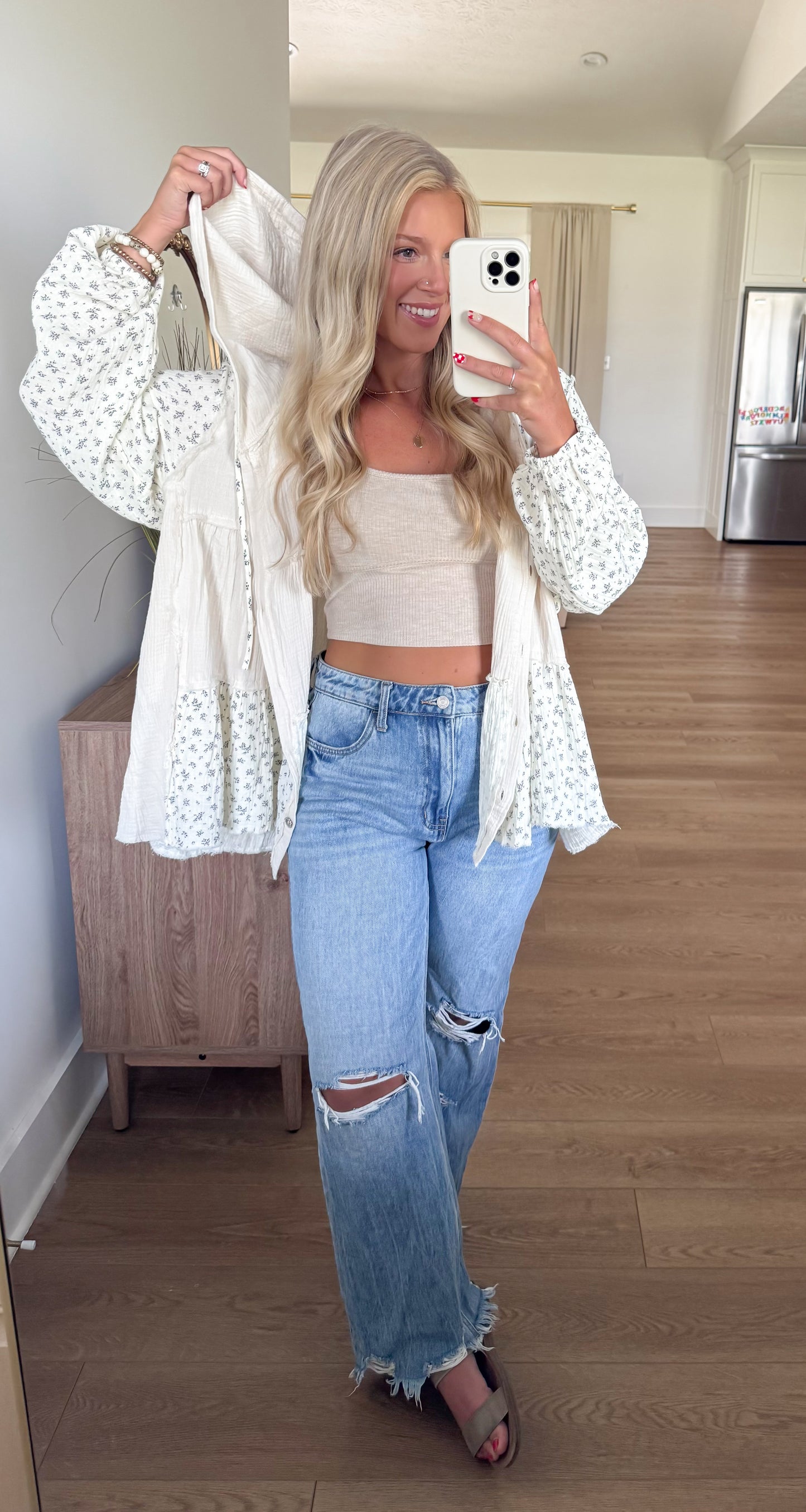 Meadow-light Peplum Jacket