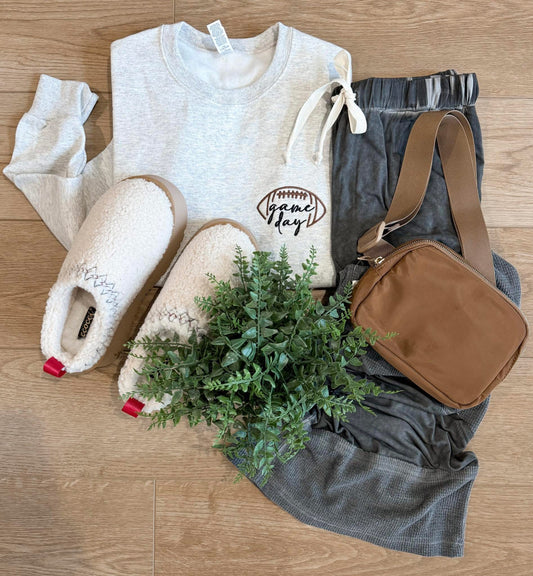 Gameday Embroidered Crewneck