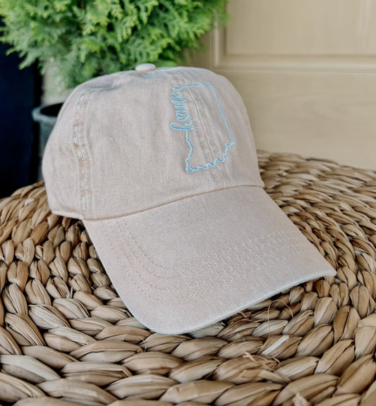 Indiana Embroidered Baseball Cap
