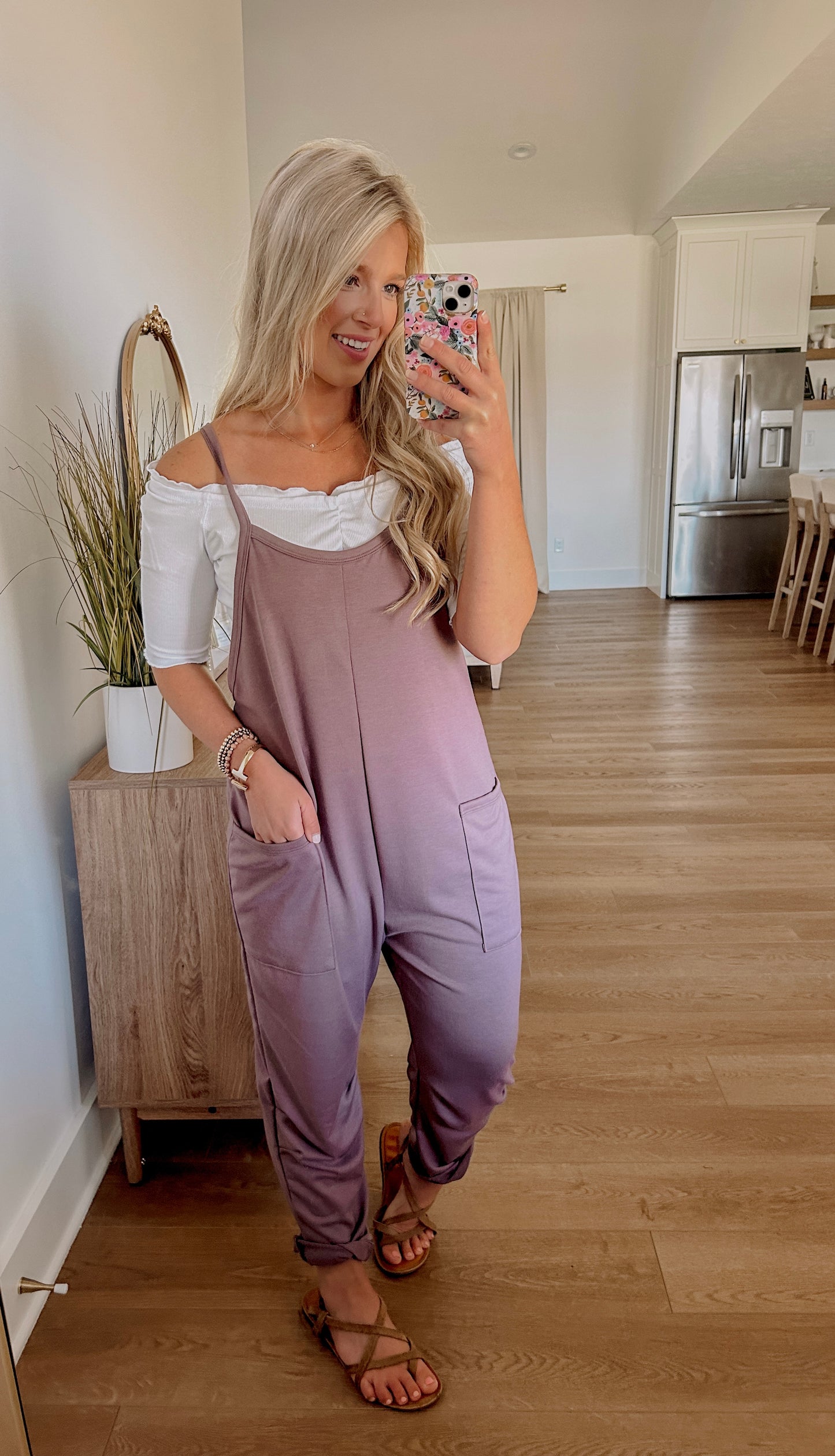 Casual Days Jumpsuit - Mauve Dusk