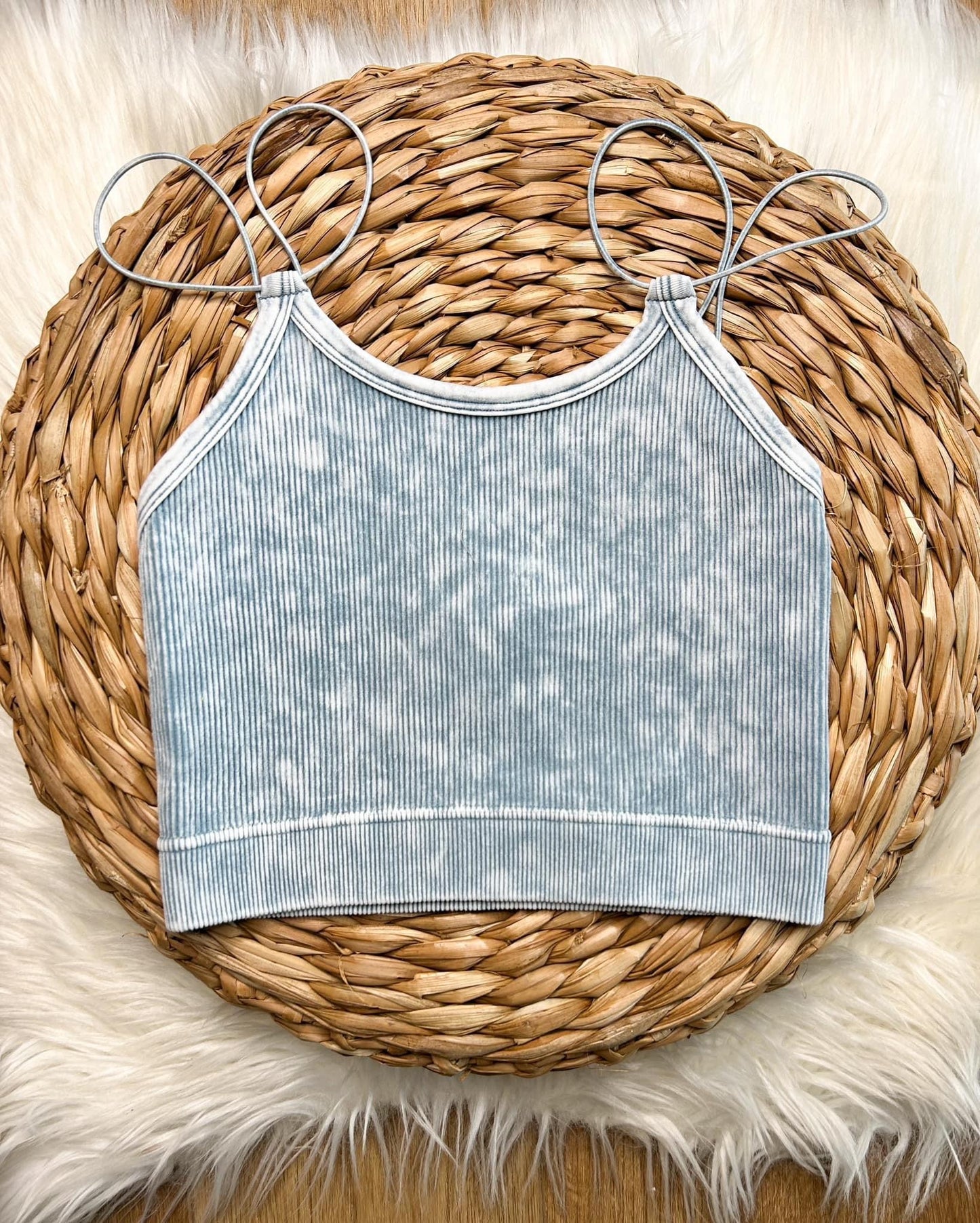 Bralette - Blue/Grey