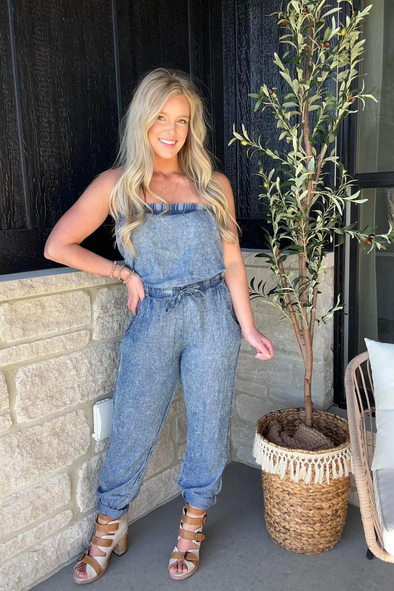 Tencel Jumpsuit - Denim