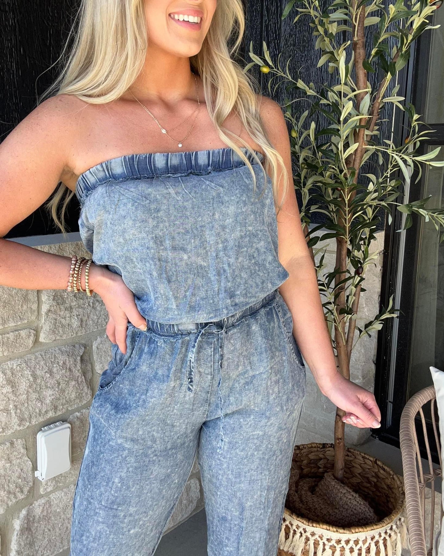 Tencel Jumpsuit - Denim
