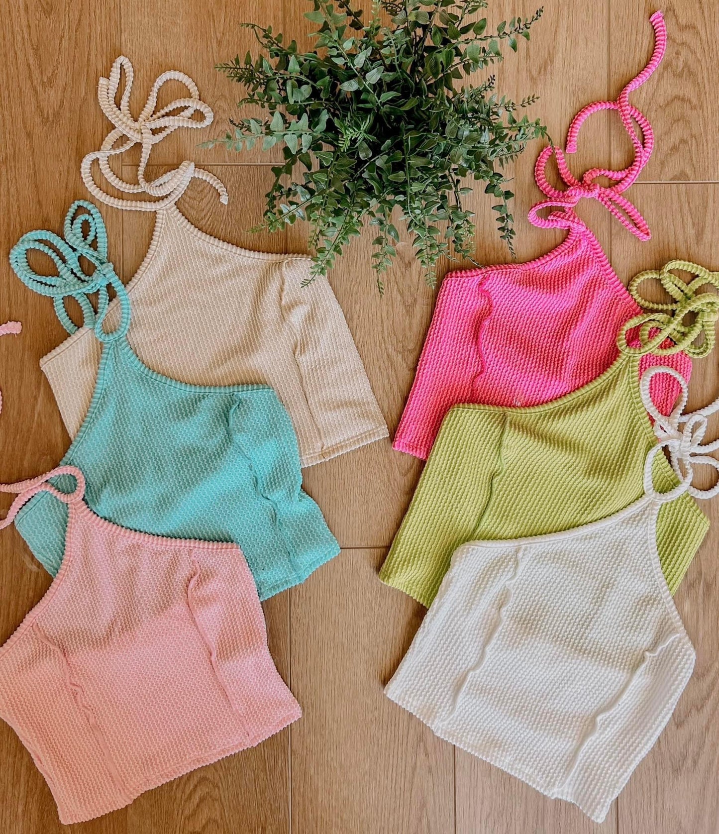 Cabana Bay Halter Top - Soft Pink