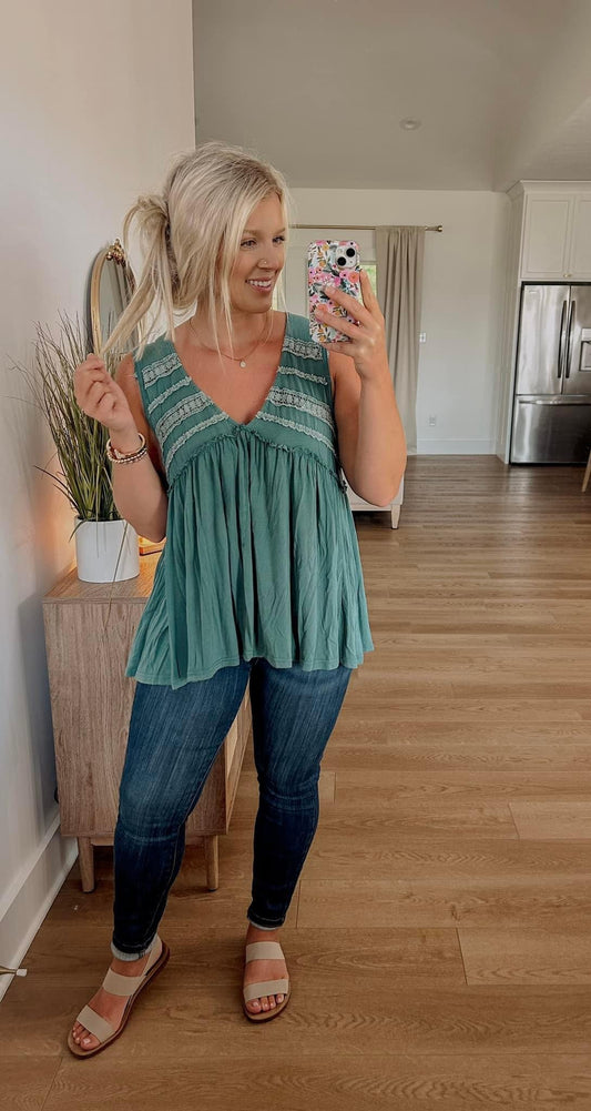 Everly Tank - Evergreen