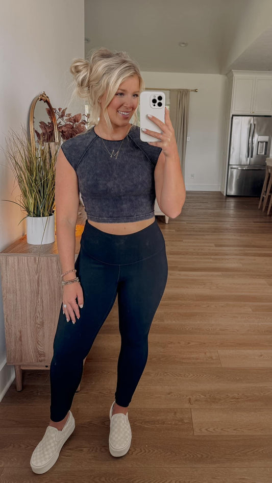 Ribbed Seamless Basic - Black