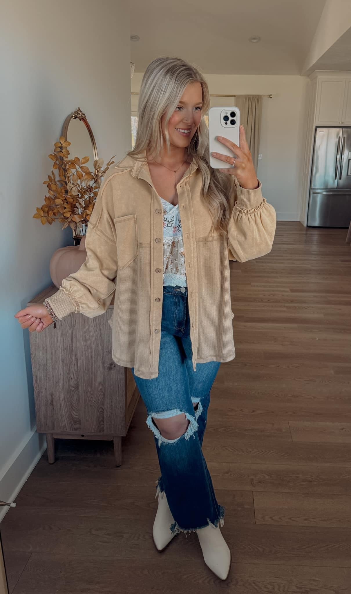 Cozy Up Jacket - Oat