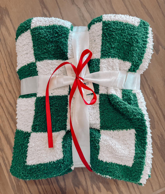 Checkered Blanket - Green