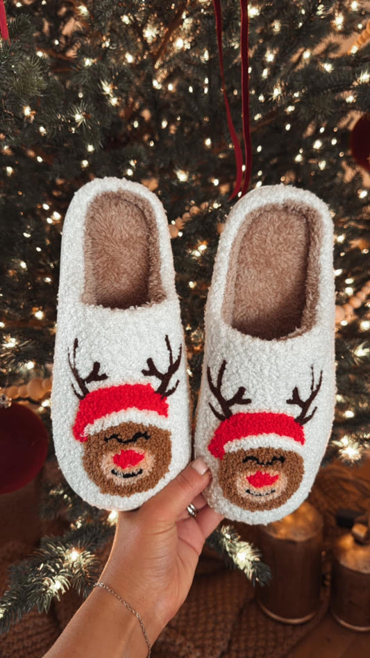 Reindeer Slippers