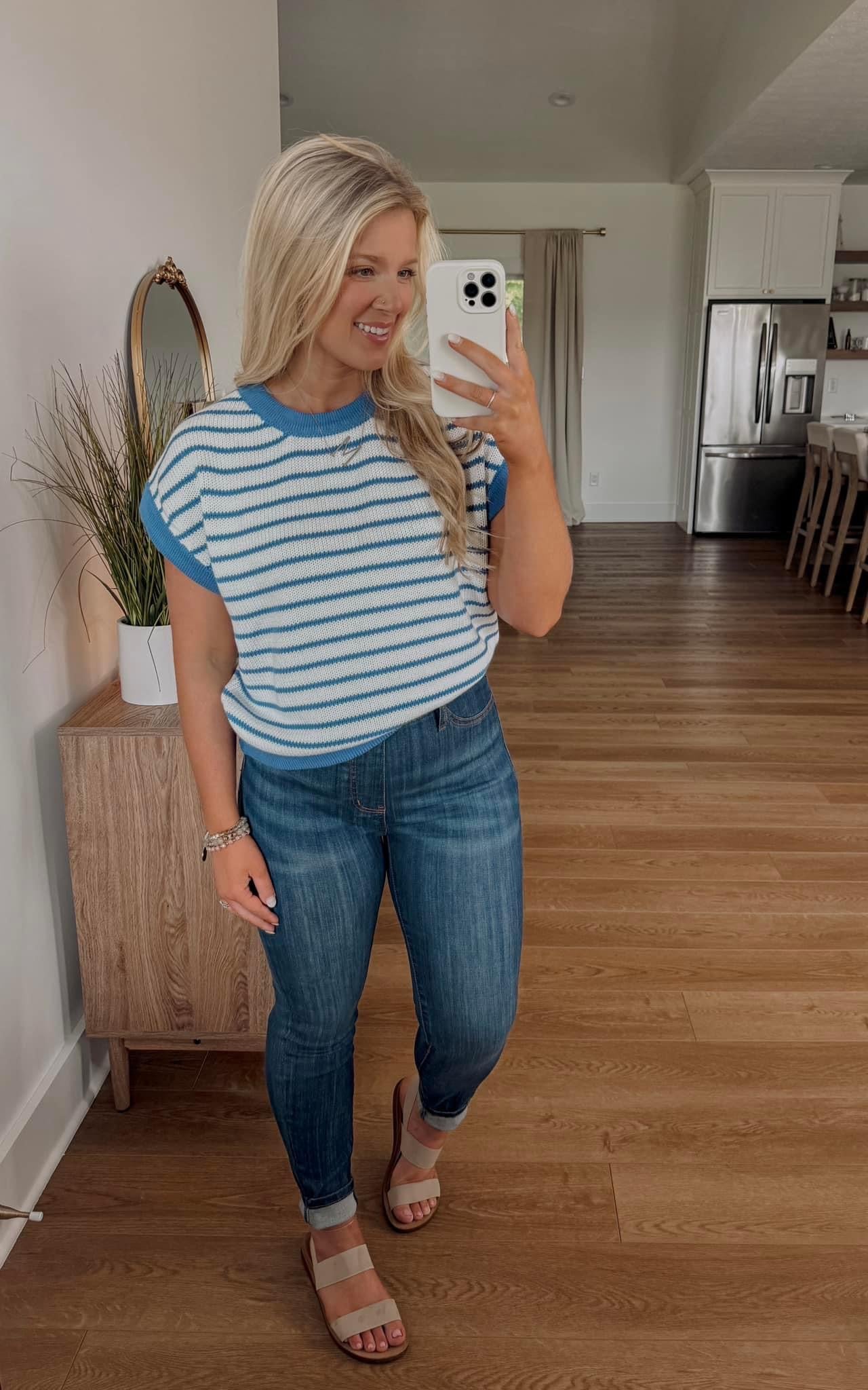 Yours Forever Knit Sweater - Denim