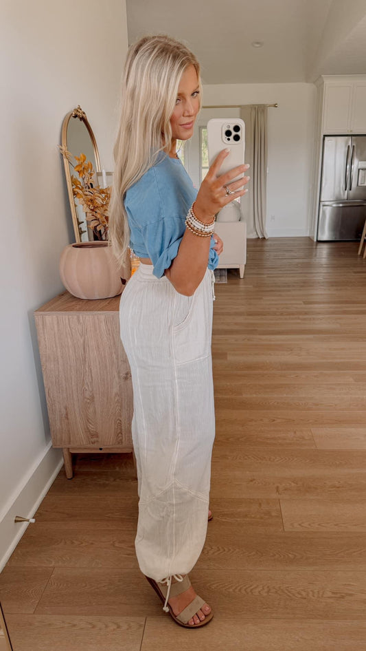 Effortless Escape Pants - Cream