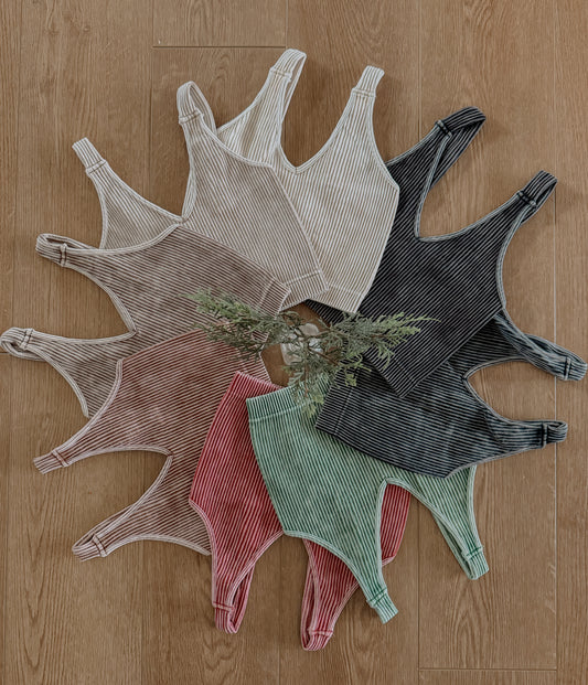 Ribbed Bralette - Multiple Colors