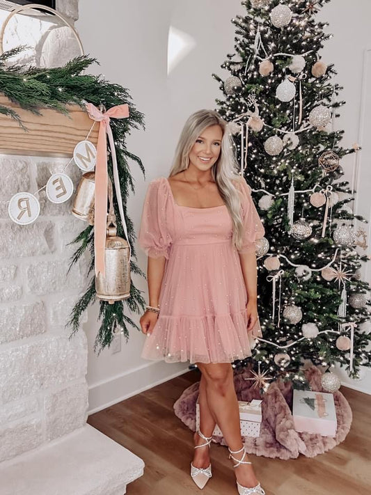 Pearl Studded Dress