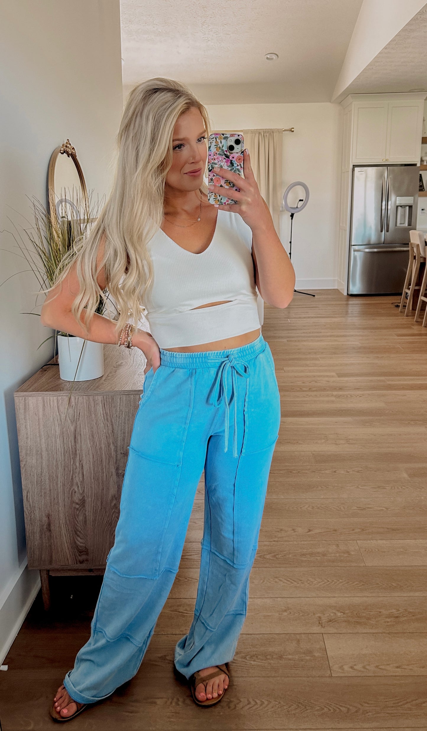Mineral Washed French Terry Pants