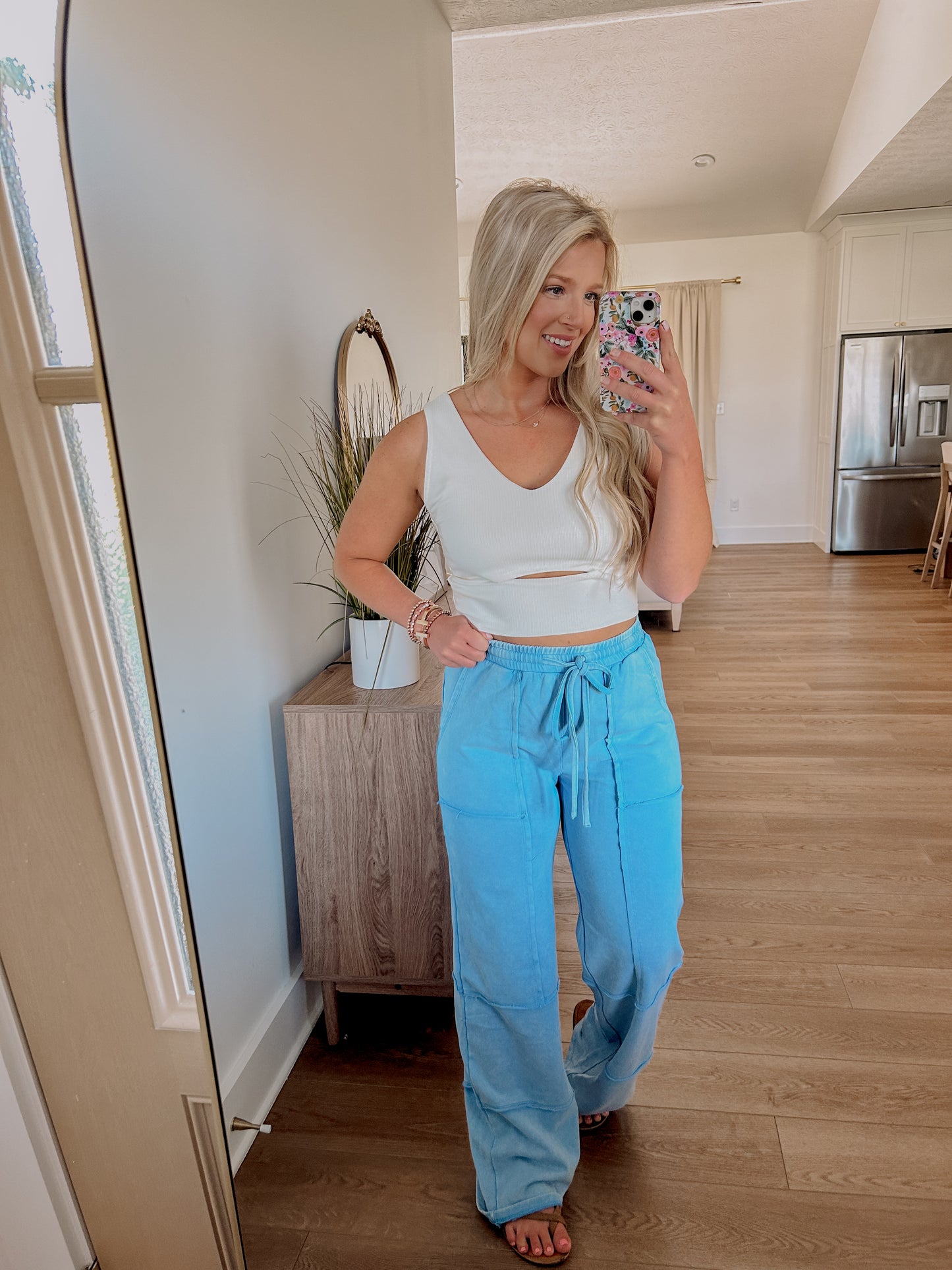 Mineral Washed French Terry Pants
